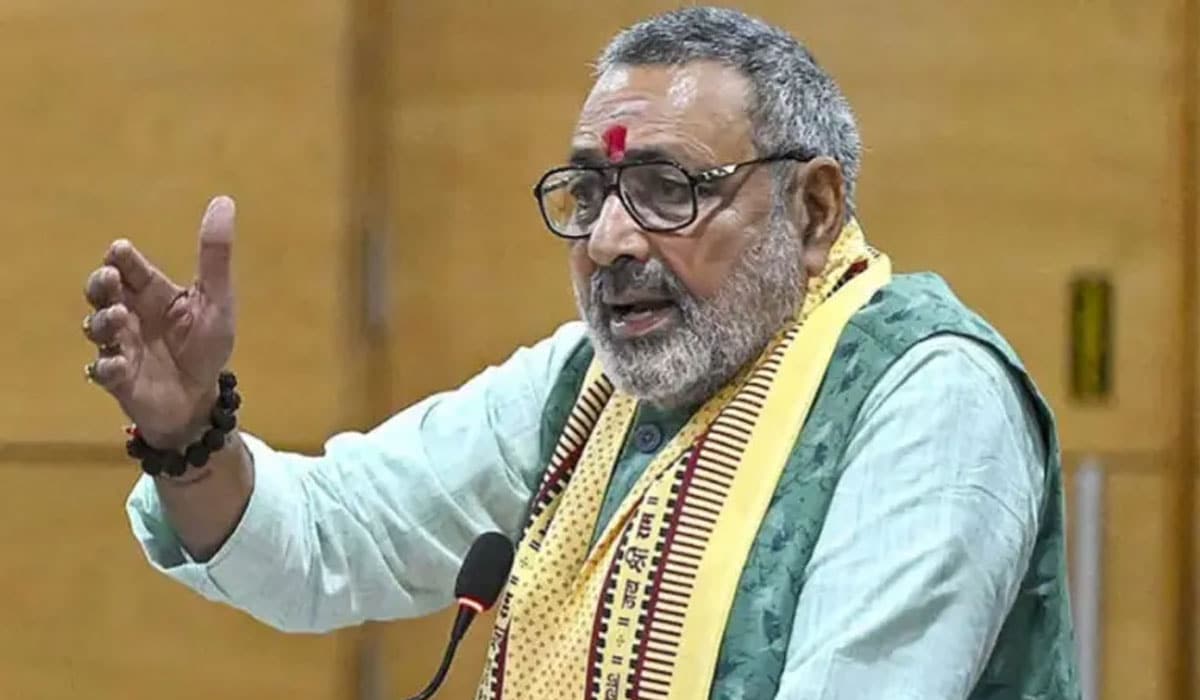 Hyderabad Union Minister Giriraj Singh Claims Bangladeshi Nationals addresses concerns over illegal immigration during the NIFT-Hyderabad convocation.