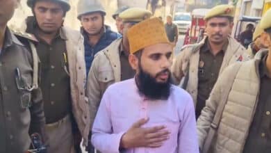 Imam Fined Rs 2 Lakh for Using Loudspeaker for Azan at Masjid in Sambhal, Uttar Pradesh: Video