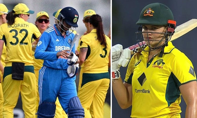 Indian women's team loses to Australia by 5 wickets in first ODI