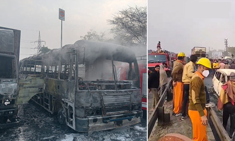 Jaipur tanker accident and fire toll touches 14