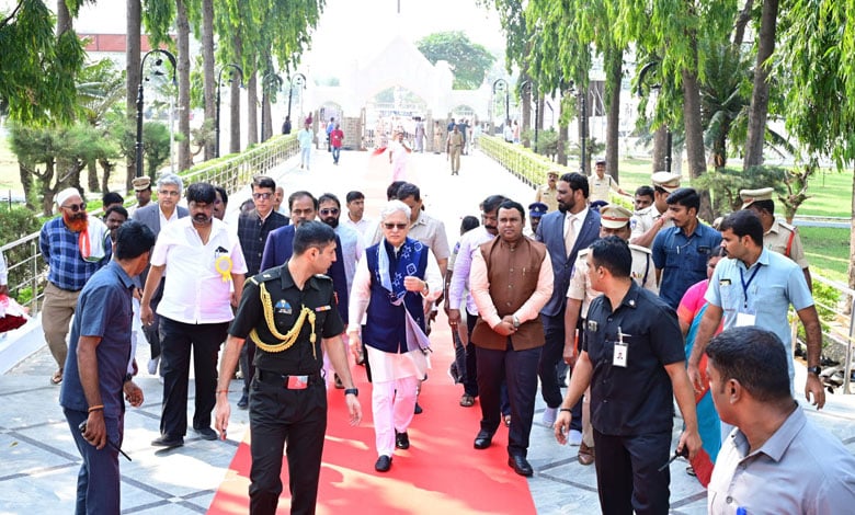 JISHNU DEV VARMA TO CHach Telangana Governor visits hstoric Medak Church