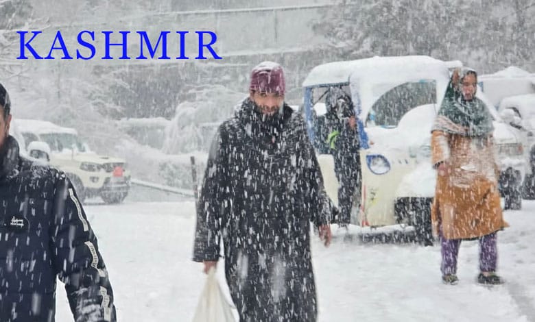 Fresh Snowfall Blankets Kashmir, Disrupts Air, Road, and Rail Traffic