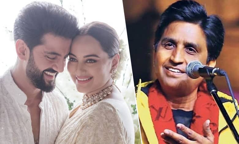 Kumar Vishwas Sparks Controversy with Indirect Remark on Shatrughan Sinha, Targeting Sonakshi Sinha's Interfaith Marriage: Video