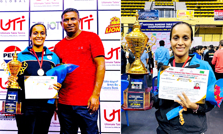 Nikhat Banu Wins Bronze at UTT National Ranking Table Tennis Championship 2024