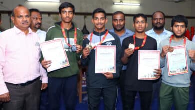 Osmania University Inter College Boxing Championship for Men Concludes at Nizam College