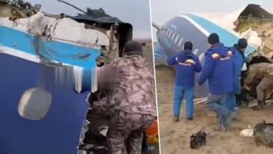 42 Feared Dead in Azerbaijan Airlines Plane Crash in Kazakhstan: Video (Lead)