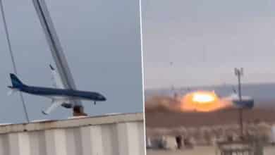 Azerbaijan Airlines Flight with 100+ Passengers Crashes Near Aktau Airport in Kazakhstan: Video