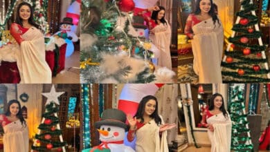 Rupali Ganguly is serving major Christmas vibes in desi avatar