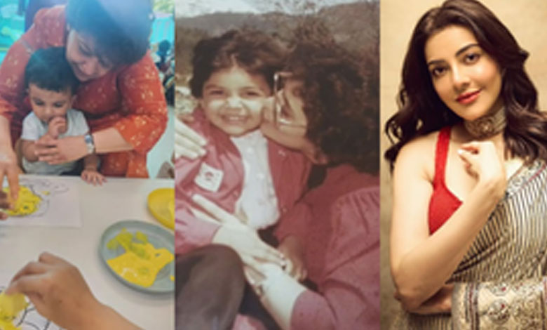 Kajal Aggarwal relives her childhood memories on her mother's birthday