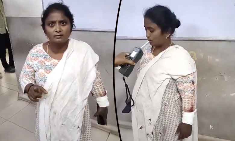 Woman Creates Ruckus at Uppal Police Station While Drunk