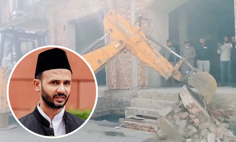 Ziaur Rahman Barq's Property Demolished by Authorities in Sambhal