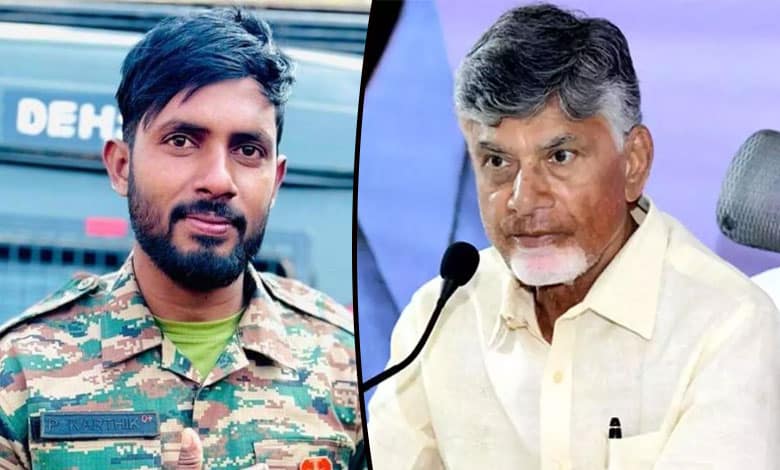 Andhra Pradesh CM Condoles Death of Soldier in Kashmir Gunbattle