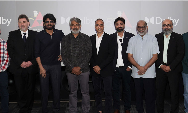 121 22 SS Rajamouli Unveils India’s First Dolby-Certified Postproduction Facility at Annapurna Studios