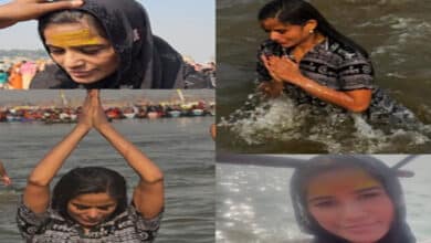 Poonam Pandey Seeks Redemption with Maha Kumbh Dip After 'Death Drama' Controversy