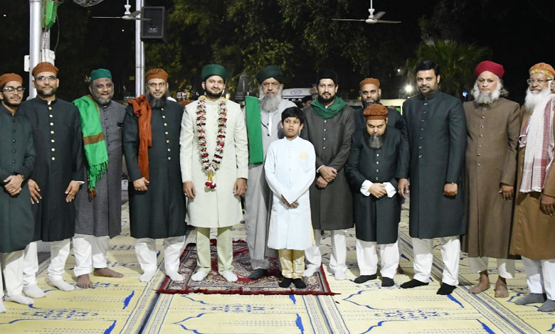 Hasan Pasha Qadri, the son of Maulana Syed Darwish Mohiuddin Qadri, got married with simplicity