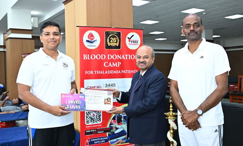 Sardar Vallabhbhai Patel National Police Academy Hosts Blood Donation Camp