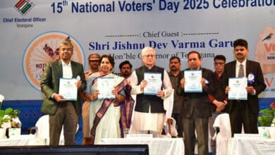 Telangana Governor Urges Youth to Actively Participate in Democracy on National Voters Day