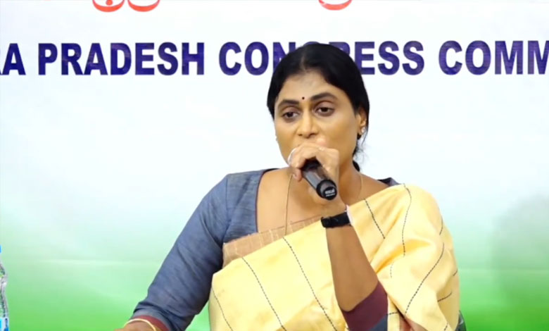 Andhra Pradesh: Y. S. Sharmila Slams CM Naidu for Failing to Fulfill Promises, Demands Special Category Status