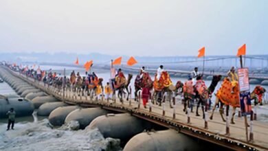 50 Lakh People Take Dip in Sangam in Prayagraj for a holy dip ahead of Paush Purnima, marking the beginning of Mahakumbh 2025