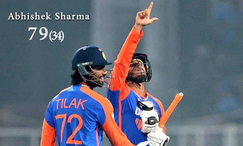 Watch: Abhishek Sharma's Brilliant 79 Guides India to Victory Over England in T20I Series Opener