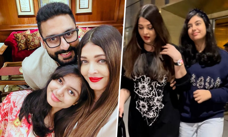 Abhishek, Aishwarya Start New Year on a Family Note