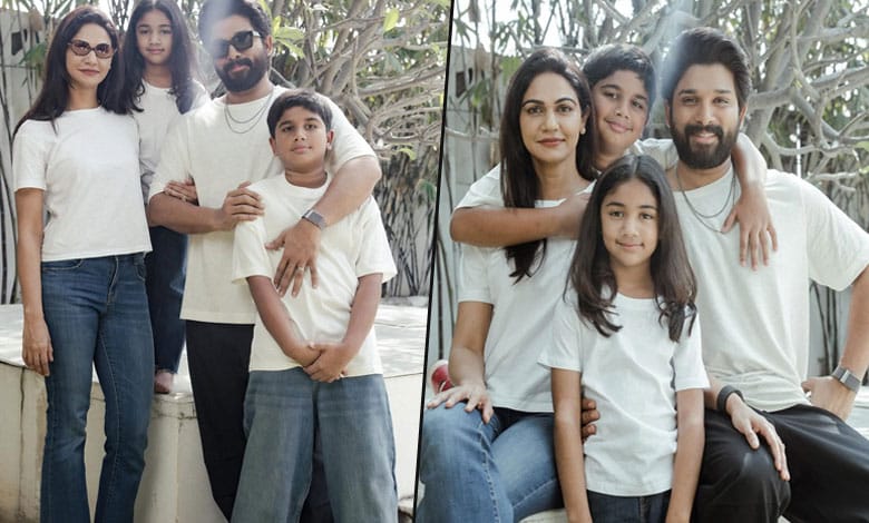 Allu Arjun’s Wife Sneha Reddy Claims 'Blessed with the Best' with Family Photos