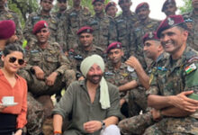 Sunny Deol Spends Day with Jawans, Salutes Their Courage, Sacrifice, and Unwavering Dedication