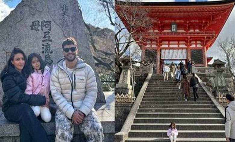 Soha Ali Khan Seeks Blessings at Buddhist Temple with Family