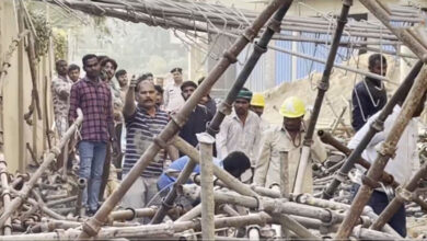 Two Killed, Six Injured in Centring Frame Collapse at Under-Construction Building