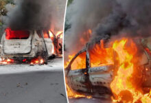 Hyderabad: Tragic Death as CNG Car Bursts into Flames