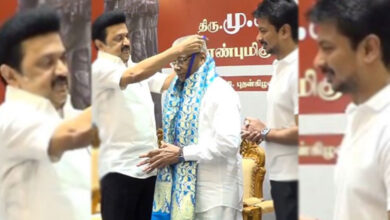 M.K. Stalin Presents Prestigious Perunthalaivar Kamarajar Award to K.V. Thangkabalu