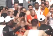 CM Yogi and Ministers Take Holy Dip at Triveni Sangam During Maha Kumbh Festivities