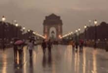 Delhi Wakes Up to Light Rain Amid Poor Air Quality; IMD Predicts More Showers