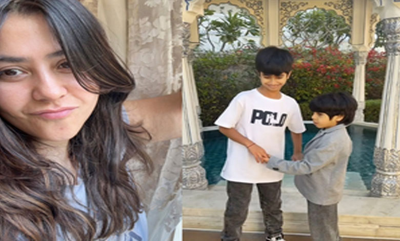 Ektaa Kapoor Enjoys Family Holiday in Jaipur with Son Ravie and Nephew Laksshya