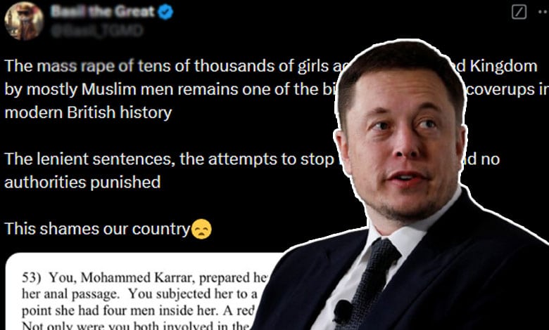 ELON MUSK 4 1 Man Blames Muslim Men for Mass Rape in UK, Elon Musk's Response Stuns Social Media