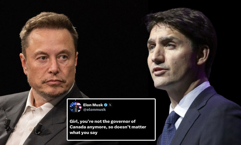 ELON MUSK JUSTIN 1 'Girl, You're No Longer Governor': Elon Musk Roasts Justin Trudeau for Rejecting US-Canada Merger Call