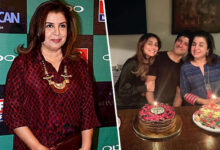 Farhan Akhtar Celebrates Birthday with Cousin Farah Khan and Sister-in-Law Anusha Dandekar