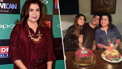 Farhan Akhtar Celebrates Birthday with Cousin Farah Khan and Sister-in-Law Anusha Dandekar