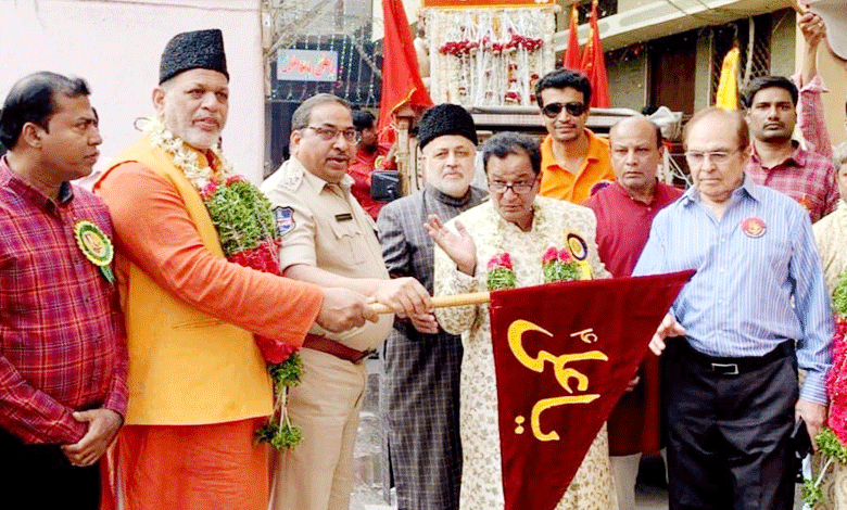 1467th Birth Anniversary of Imam Ali Ibne Abu Talib (A.S) Marked with Sehra Procession in Hyderabad