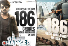 Ram Charan's 'Game Changer' Collects Rs 186 Crore Worldwide on Day One