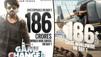 Ram Charan's 'Game Changer' Collects Rs 186 Crore Worldwide on Day One