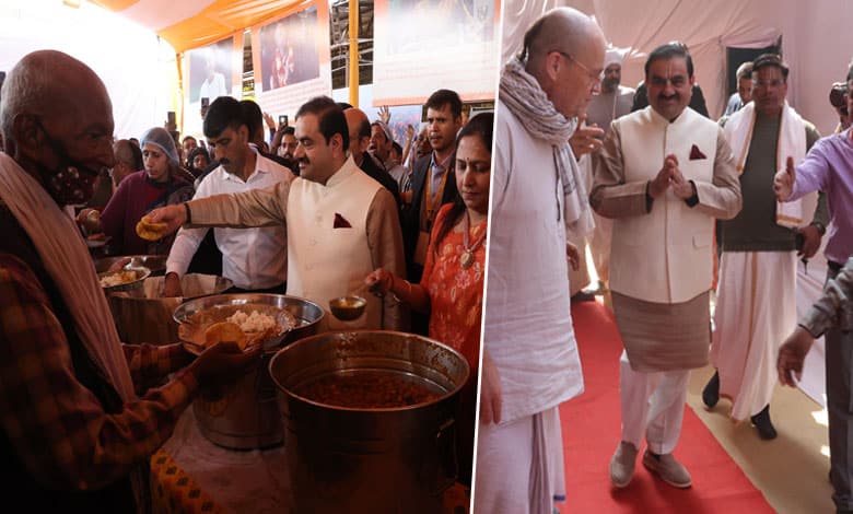 Gautam Adani Attends Maha Kumbh Mela in Prayagraj, Prepares Mahaprasad