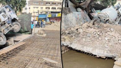 Goshamahal Crusher Lorry Accident: Residents Fed Up with Nala Neglect