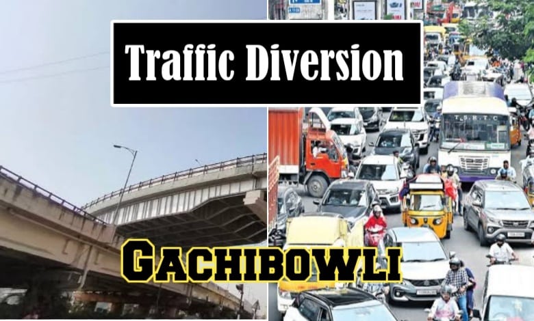 Hyderabad: Traffic Diversions Announced for Phase-II Flyover Construction at Gachibowli