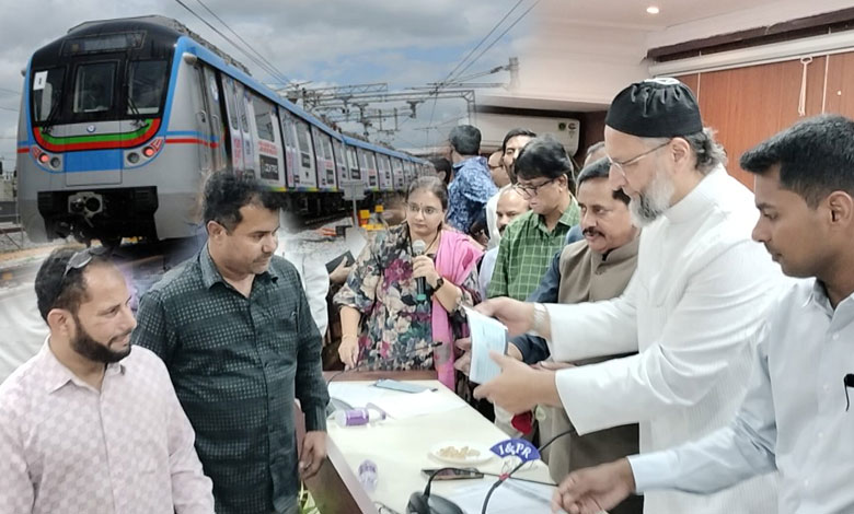 HYD METRA RAIL 1 Hyderabad's Old City Metro Project: Cheques Distributed for Land Acquisition on MGBS-Chandrayangutta Route