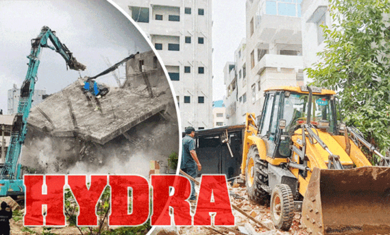 Hydra-Style Demolition in Hyderabad: 4 Acres of Encroachments Removed in Rajendranagar