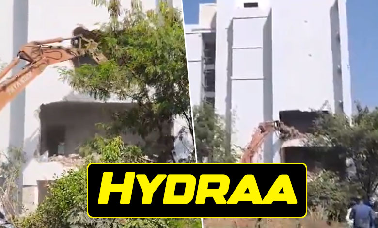 HYDRAA1 1 Hyderabad: HYDRAA Demolishes Multi-Story Building in Madhapur