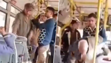 Retired IAS Officer Slapped and Beaten by Bus Conductor Over ₹10 Fare, Shocking Video Goes Viral