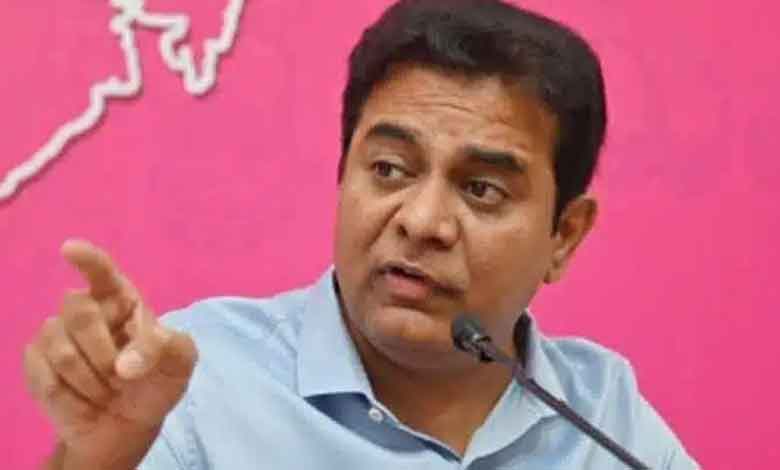 KT RAMA RAO KTR Slams Congress Govt for Betraying Farmers, Calls for Accountability