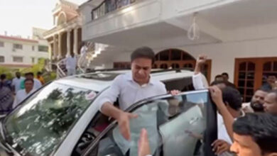 K.T. Rama Rao Returns from ACB Office Amidst Controversy in Formula E Case: Lawyer’s Absence Sparks Tension